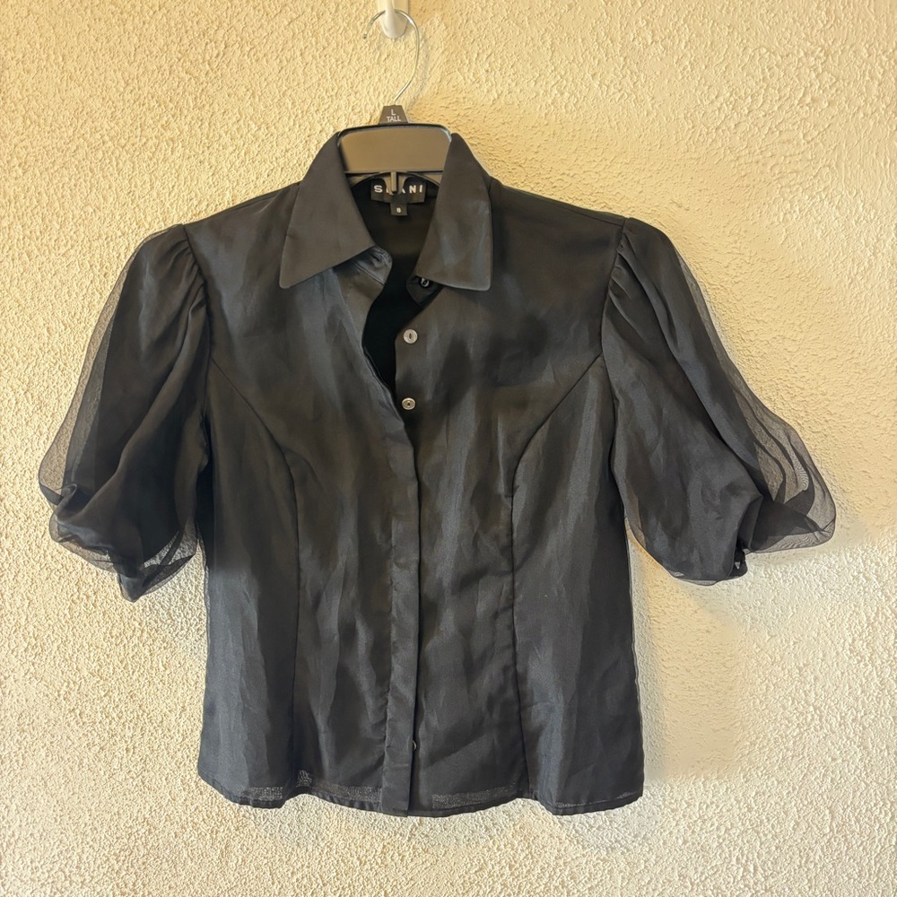 Shani Silk Puff Sleeve Blouse